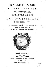 Delle Gemme e Delle Regole per Valutarle